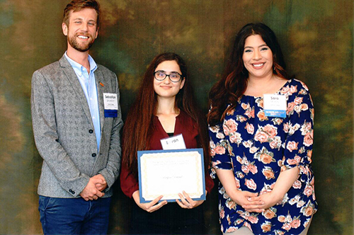 From Left to Right: Sebastian Szczebiot, Bayan Duwaik, and Sara Murillo