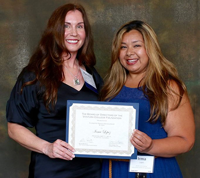 Left to Right: Pamela Yeagley and Irma Lopez