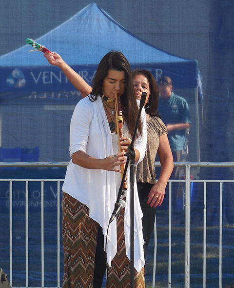 Native American Opening Ceremony - Dominique Madrid & Elanor Fishburn
