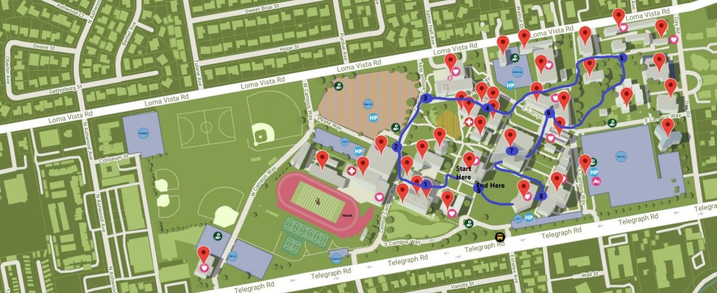 General tour map.